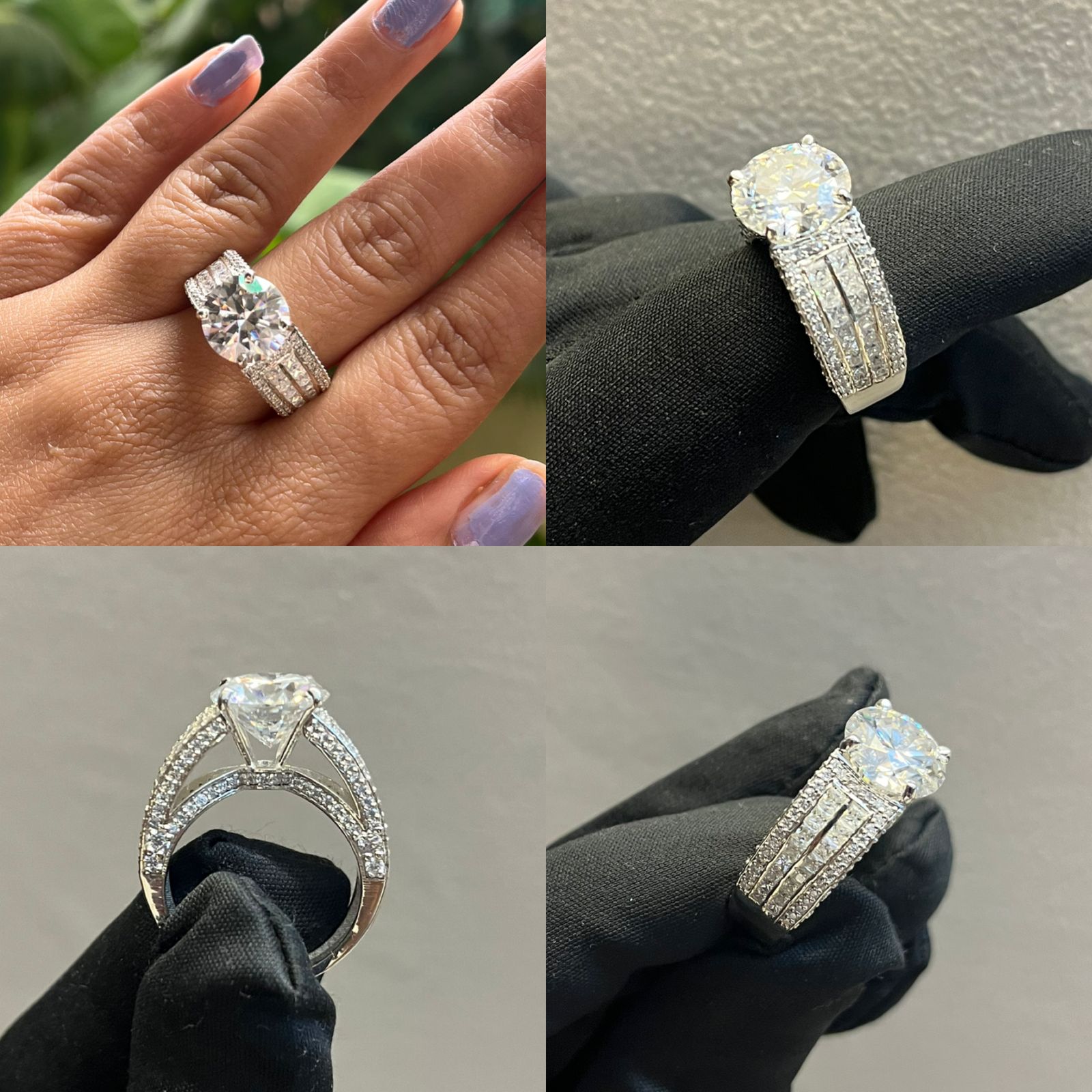 Certified moissanite deals