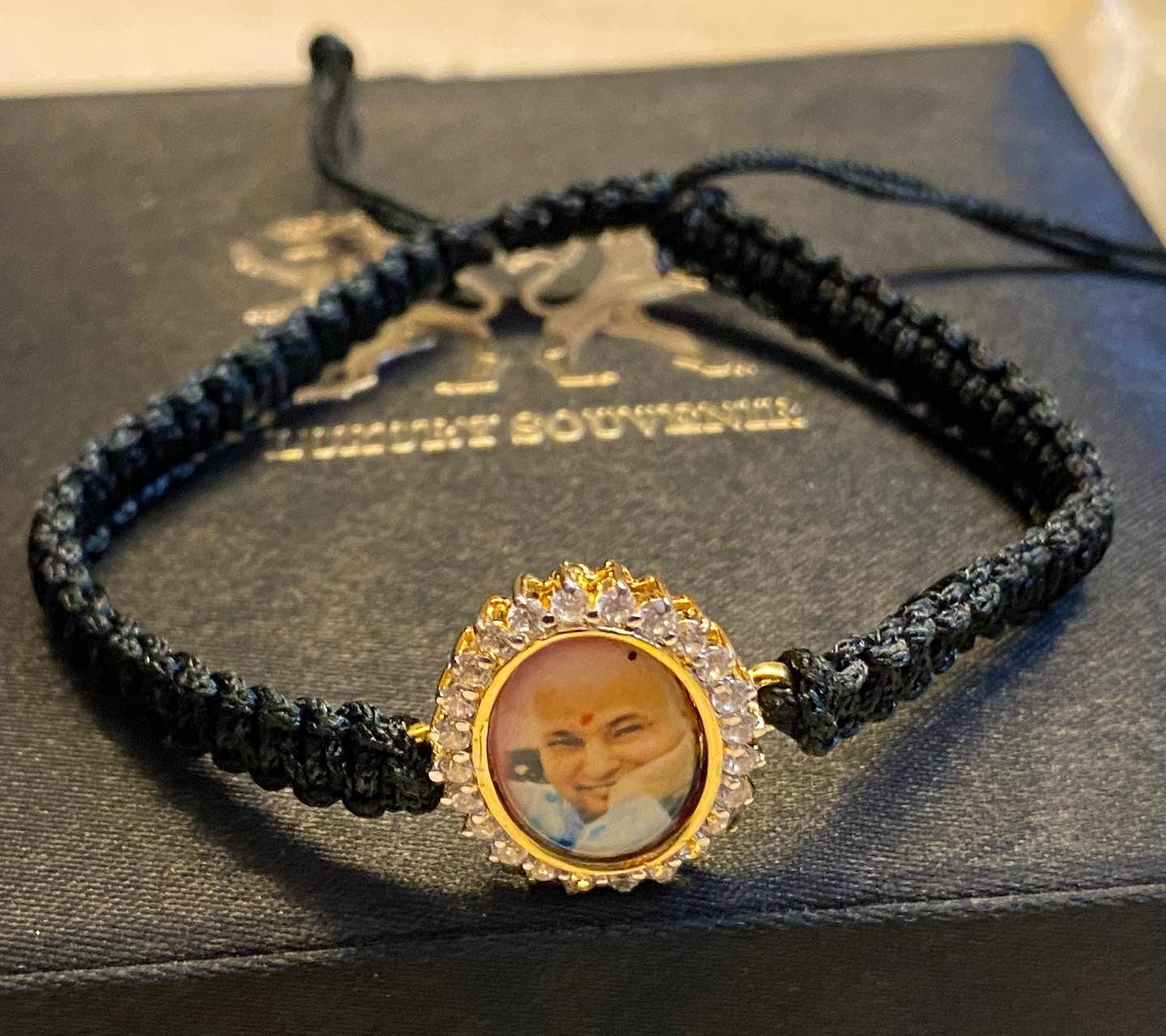 Guru Ji Black adjustable thread bracelet