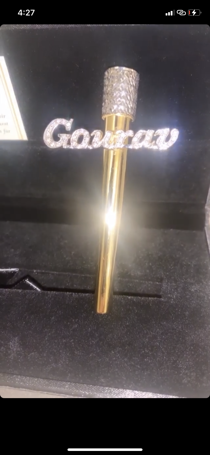 Hookah Shisha Filter ( CZ DIAMOND Full Name )