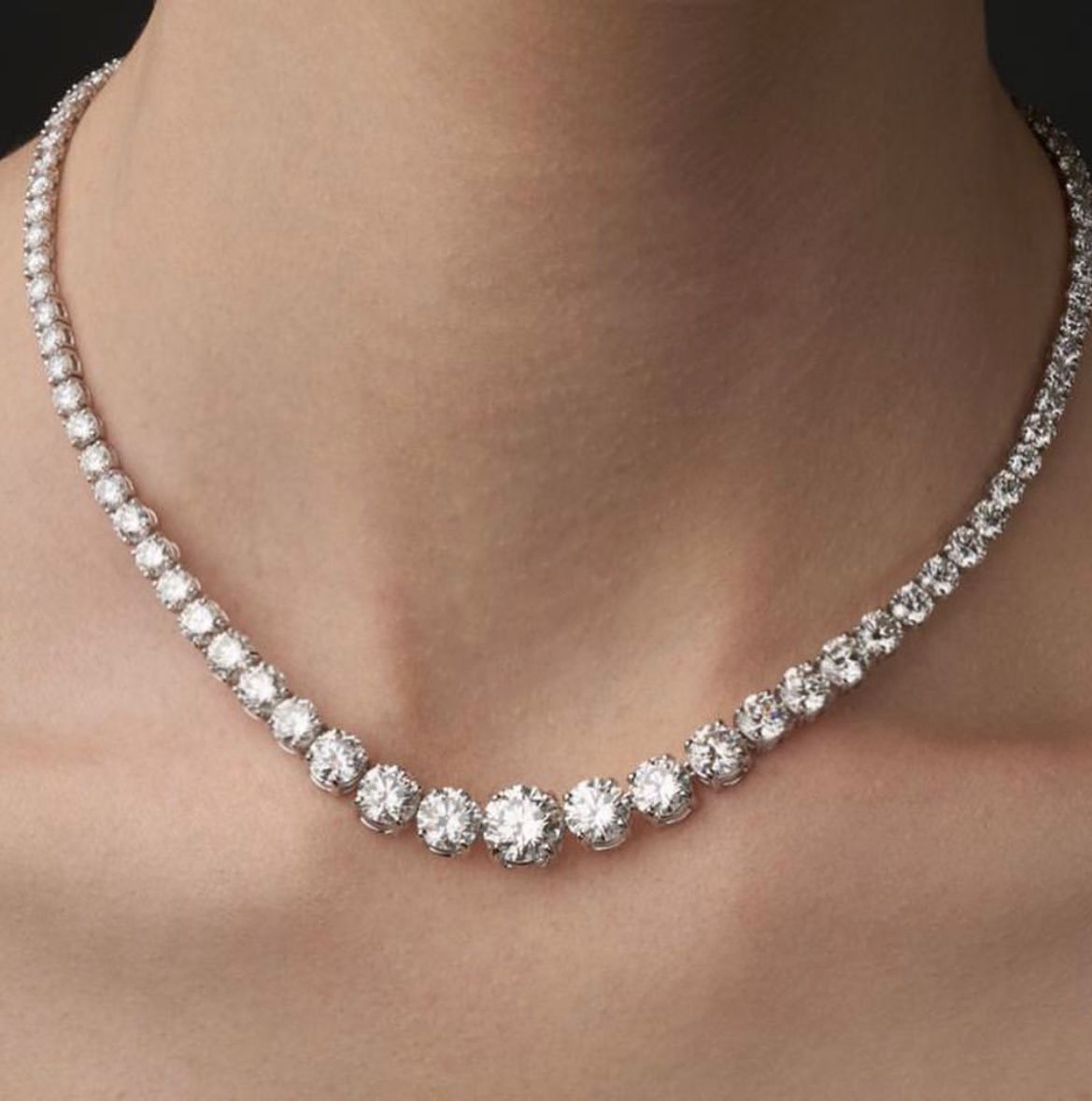 Marriage Setting Diamond Chain Lab Grown Diamonds on 14Kt Hallmarked Gold