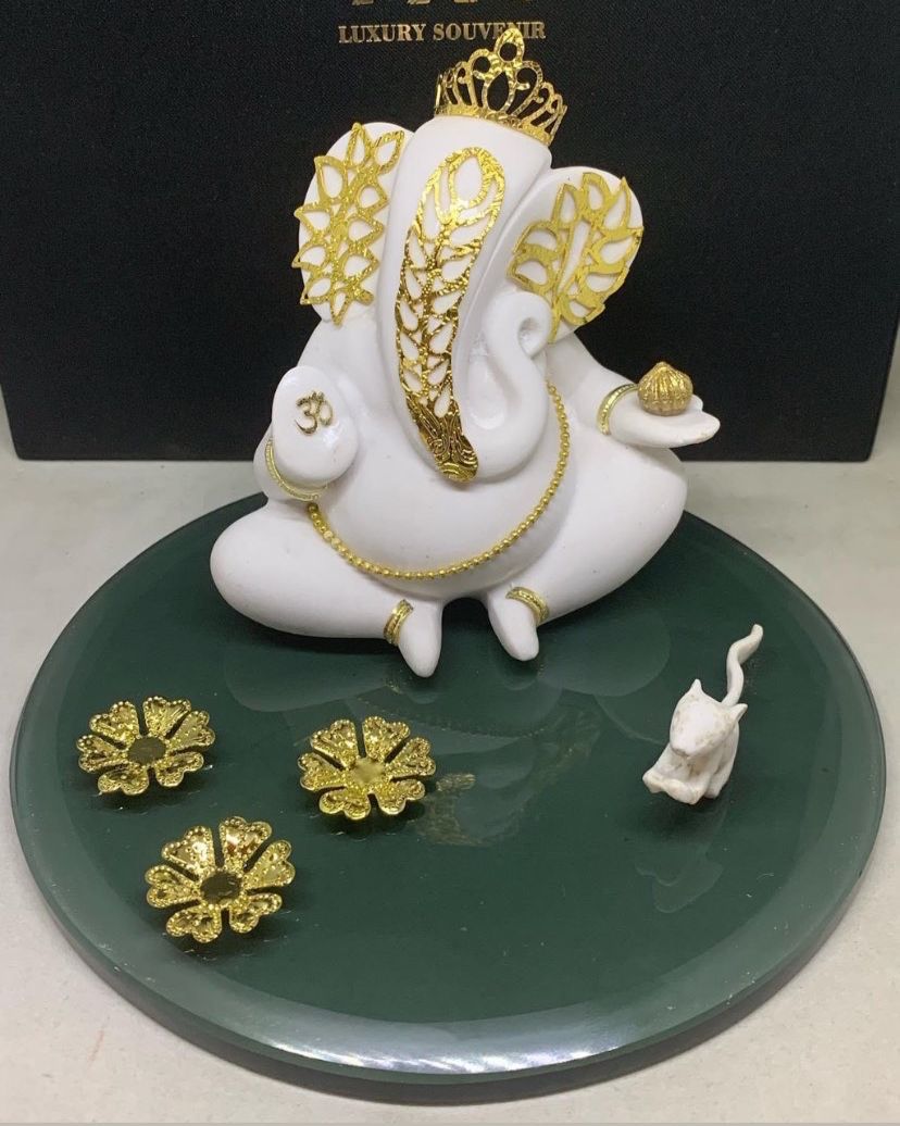 Ganpati statue for gift to an indian or house and office diwali gift – Amba  Handicraft