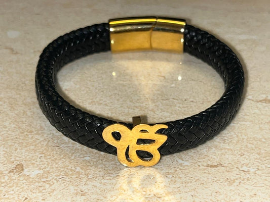 EKONKAR 14KT HALLMARKED GOLD ON BLACK GERMAN CORD