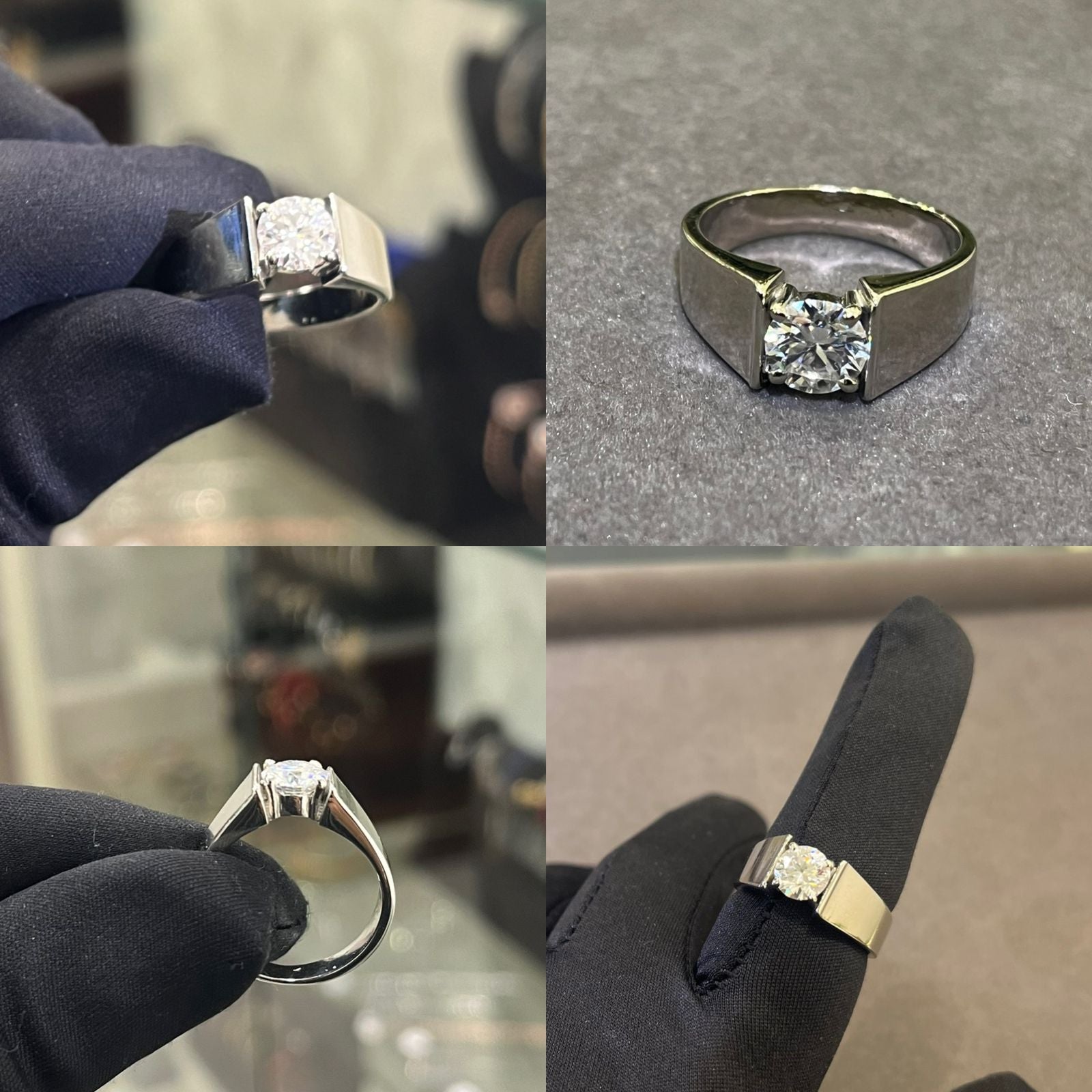 Pure diamond ring for men sale