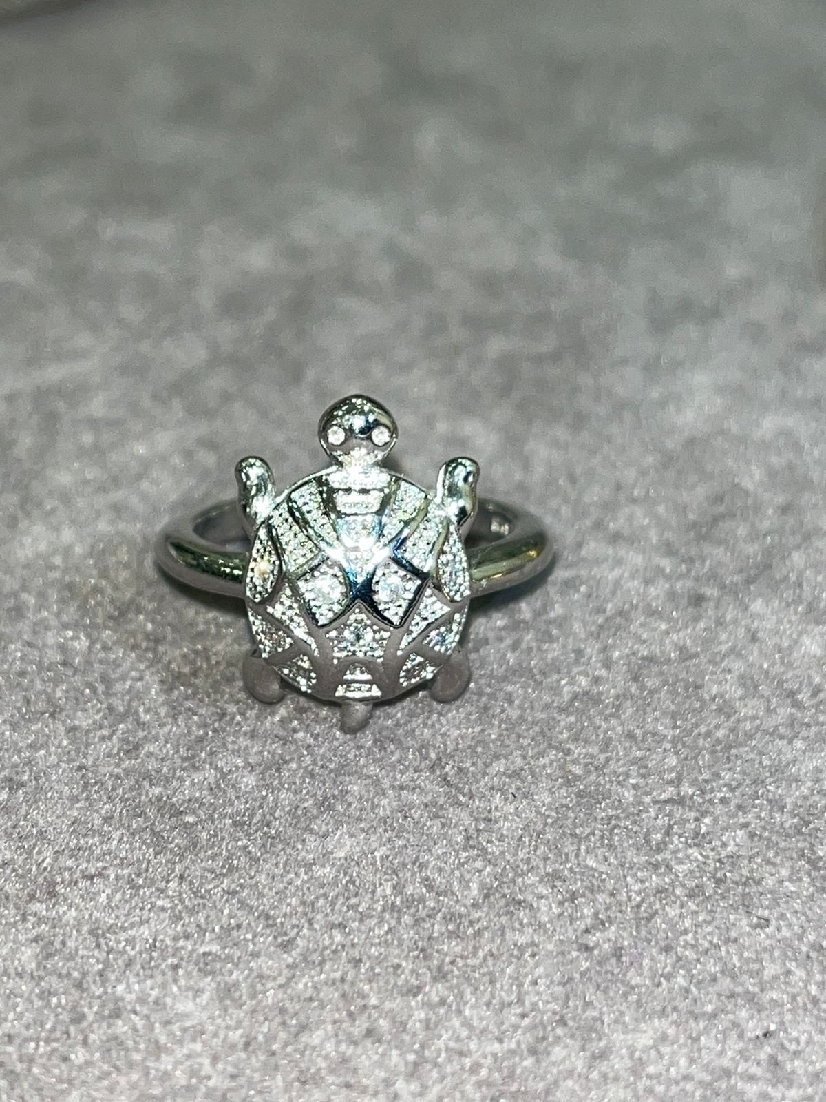 Gem O Sparkle Beautifully Textured Silver Tortoise Ring Sterling Silver Ring  Price in India - Buy Gem O Sparkle Beautifully Textured Silver Tortoise Ring  Sterling Silver Ring Online at Best Prices in