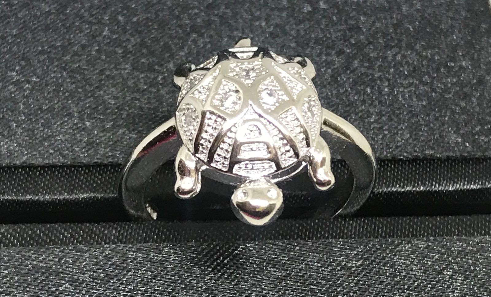 Tortoise ring for hot sale men silver